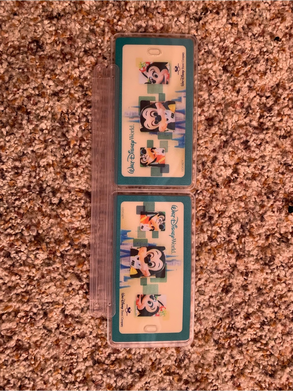 Disney Luggage Tag with Mickey Design